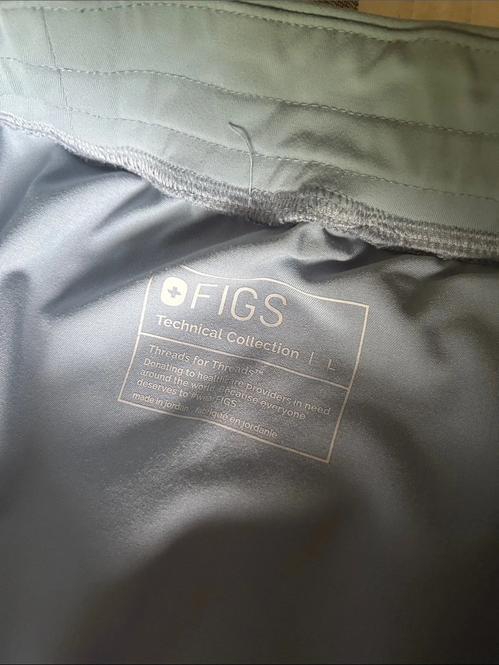Figs Dusty Blue Kade Scrub Pants